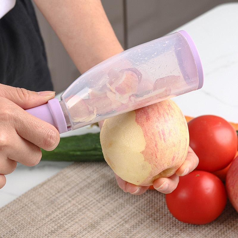 Descascador de Alimentos com Recipiente