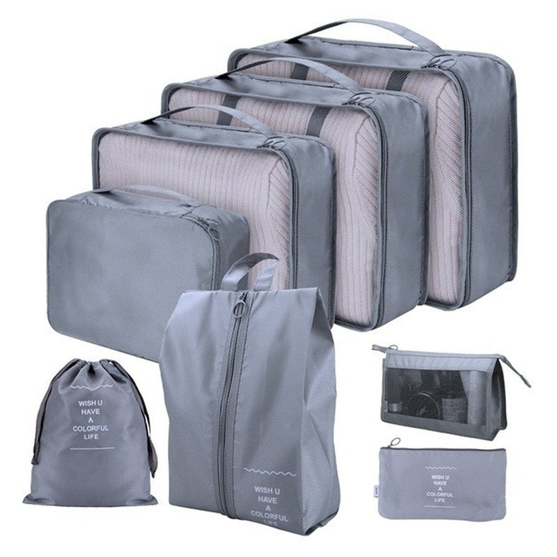 Kit organizador de malas 8 peças JetSet