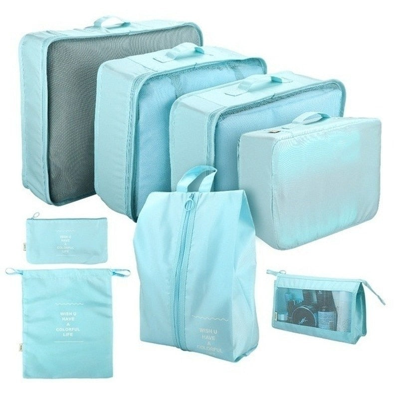 Kit organizador de malas 8 peças JetSet