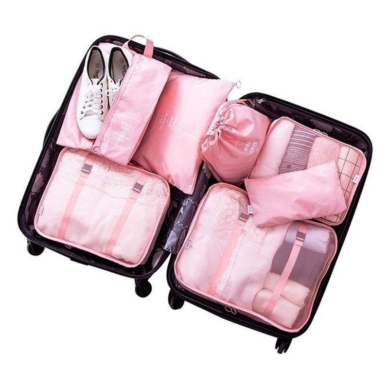 Kit organizador de malas 8 peças JetSet