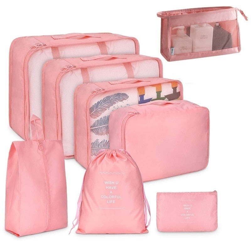 Kit organizador de malas 8 peças JetSet